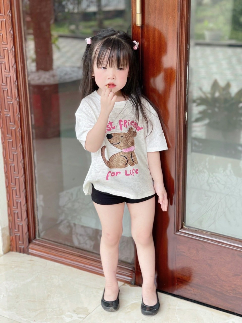 Set 2 áo cotton gấu chuột mịn mát