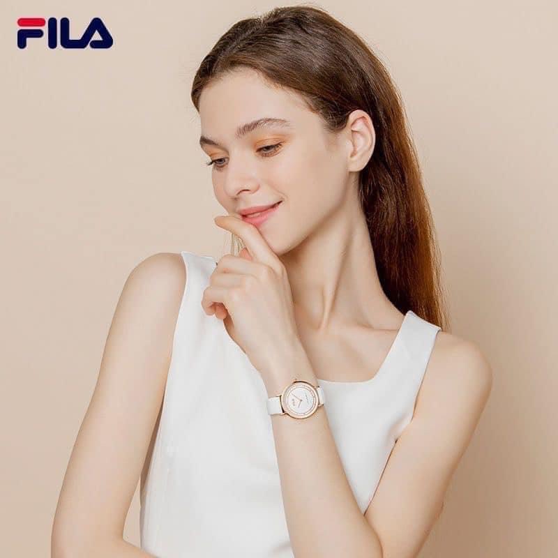 Đồng hồ Fila dây da mặt tròn