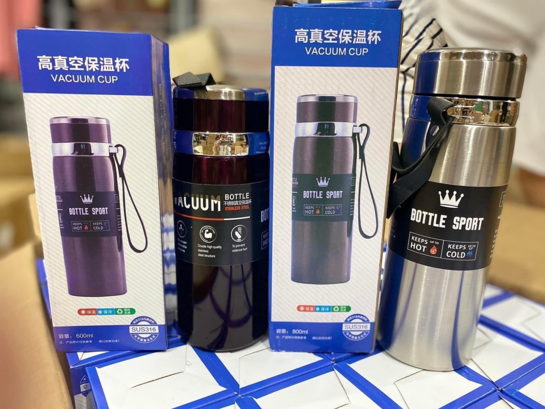 Bình giữ nhiệt bottle sports 1L