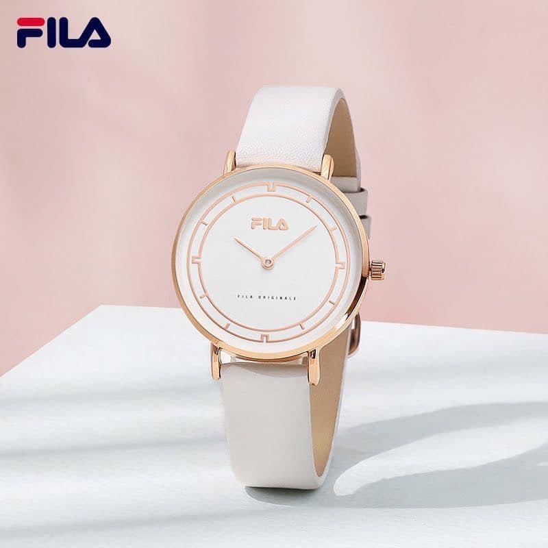 Đồng hồ Fila dây da mặt tròn