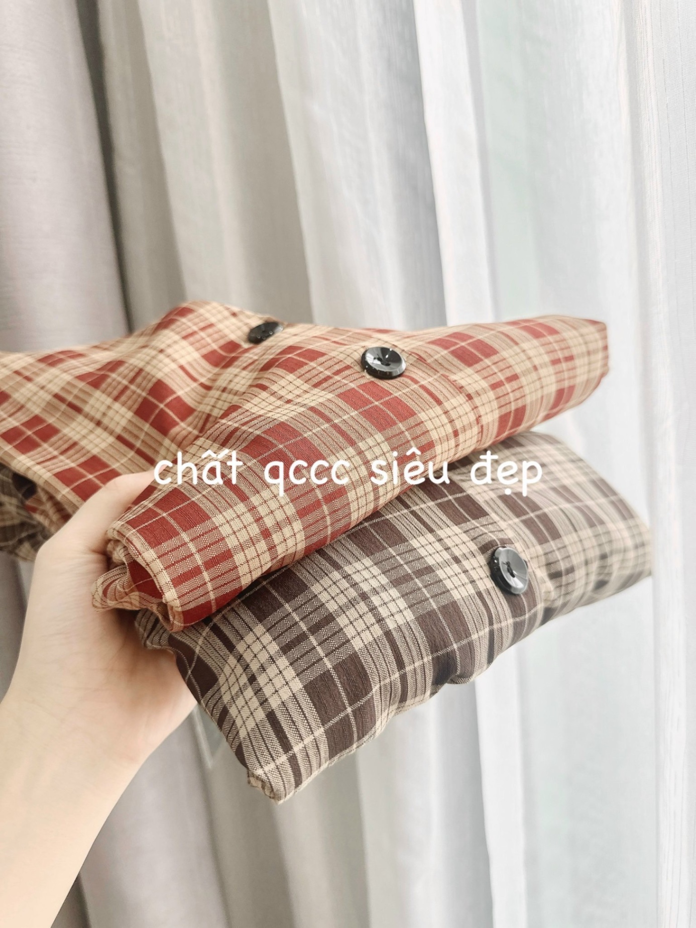 Set kẻ 2 quần baggy 2 màu