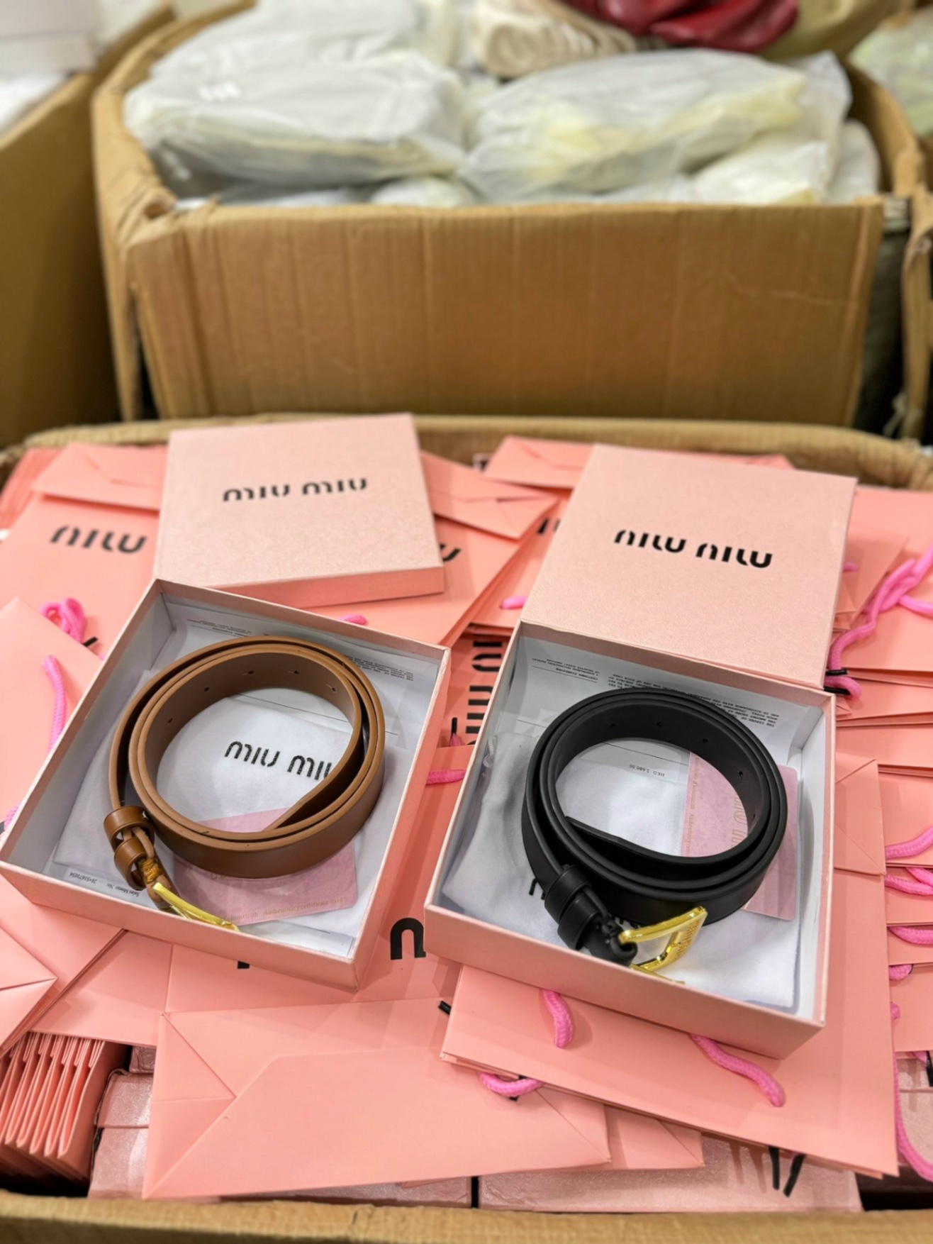 Thắt lưng miu miu full box