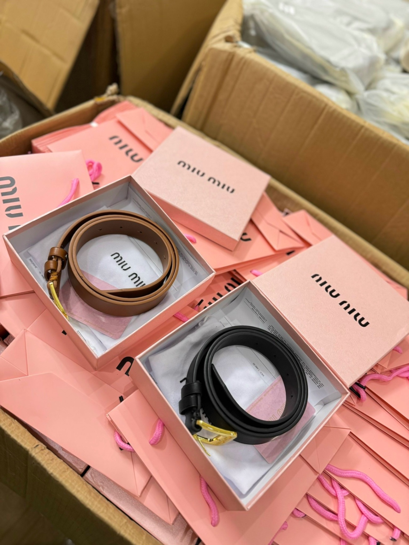 Thắt lưng miu miu full box