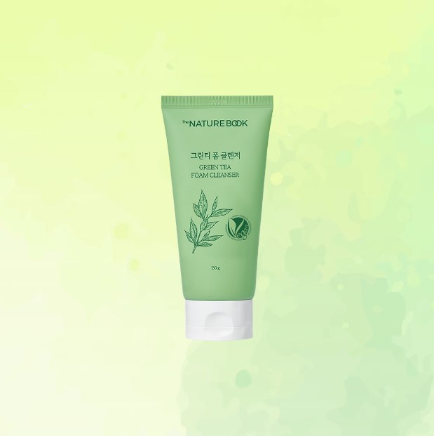 Sữa rửa mặt trà xanh THE NATURE BOOK (The Nature Book Green Tea Foam Cleanser)