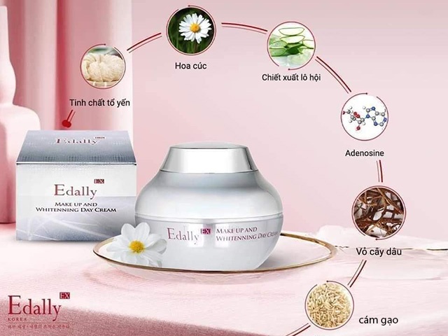 Kem Trang Điểm Và Dưỡng Trắng Ban Ngày (Edally Ex Make Up And Whitening Day Cream)