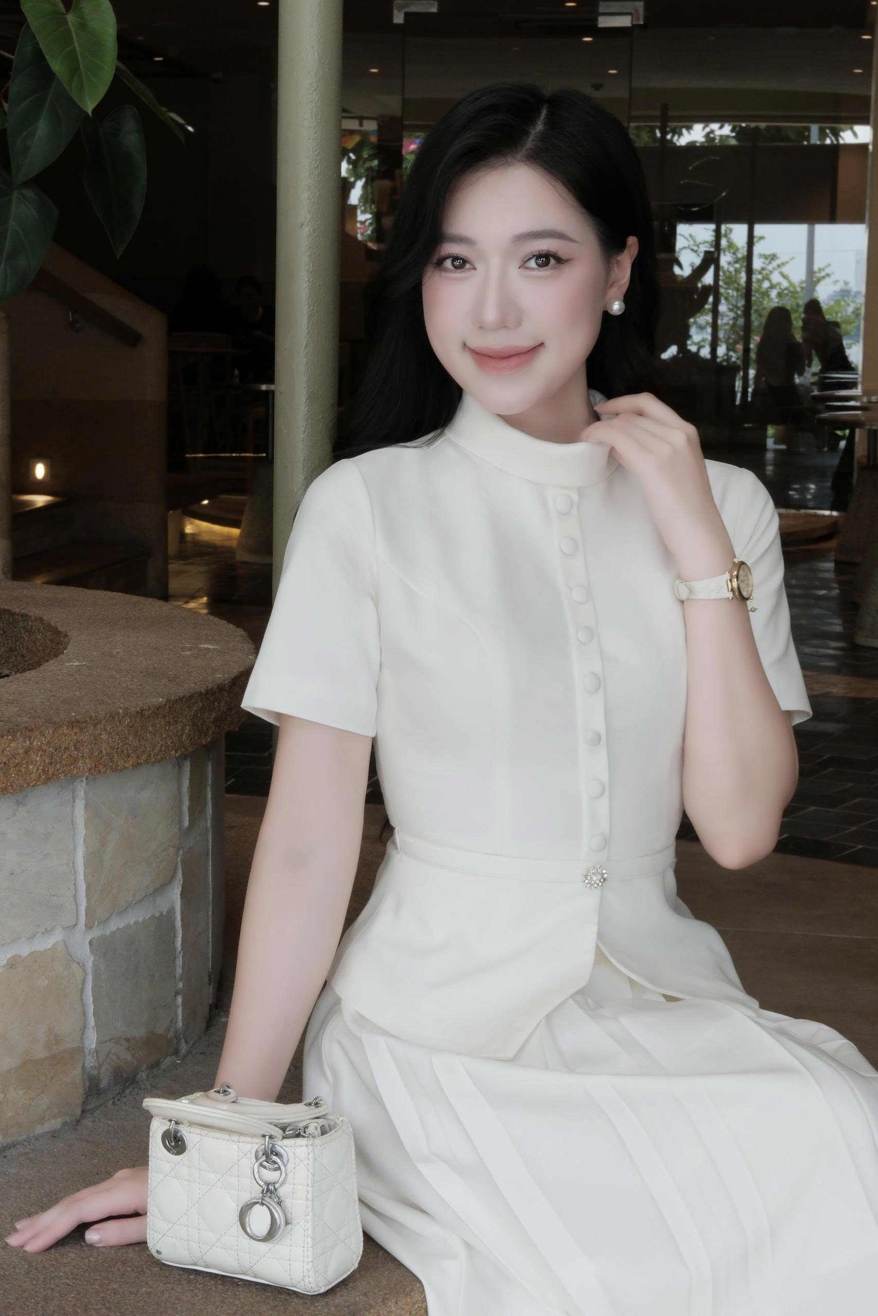 Áo nữ Germe AVNT062603 May Top dáng peplum,đai thắt eo TB26B25(Y)