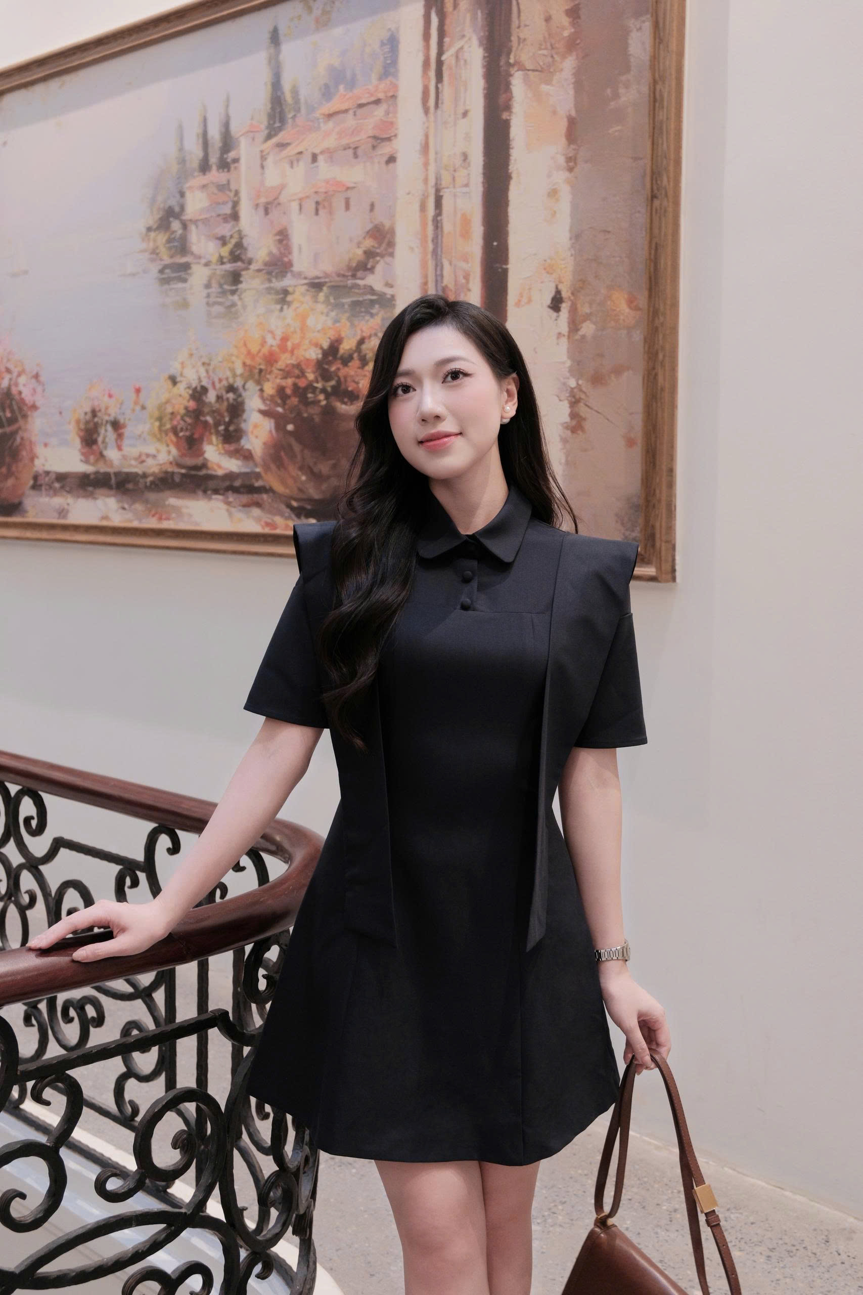 Váy nữ Germe VVNH082605 Jamis Dress dáng a,khăn buộc nơ ngực HC26V48(Y)