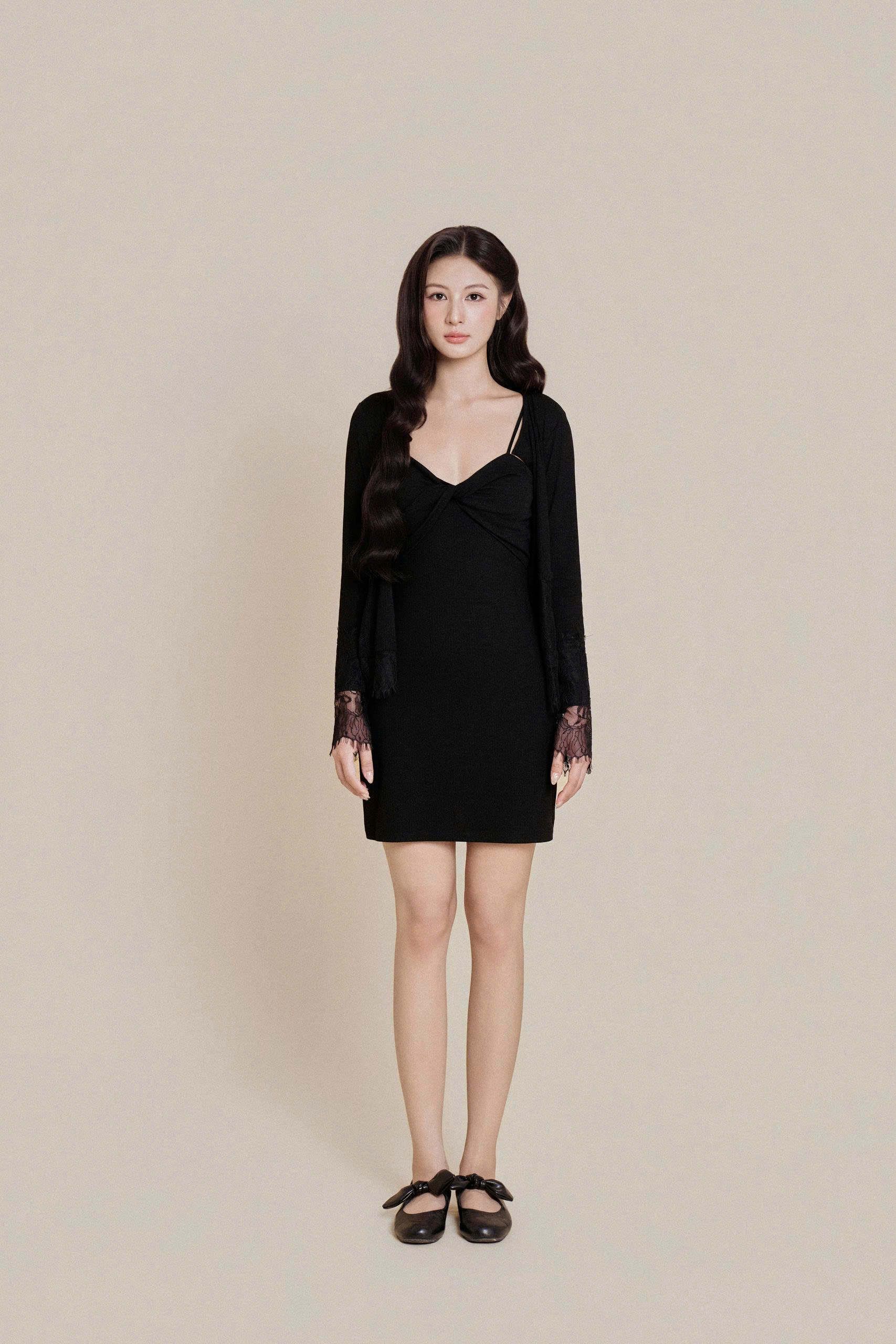 Váy nữ Germe VVNH082606 Zenda Dress 2 dây,dáng ôm,xoắn ngực HB26B41(Y)
