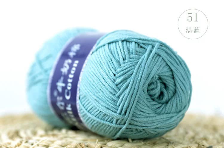 LEN MILK COTTON HÃNG XUEFEIER 100GR (nhãn xanh)