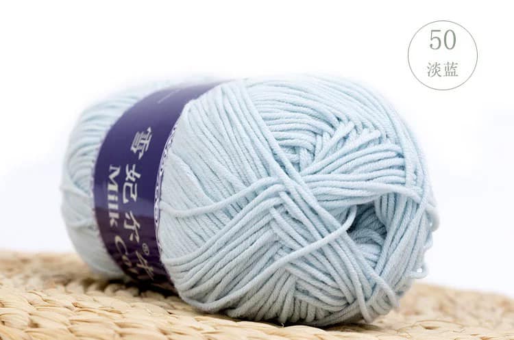 LEN MILK COTTON HÃNG XUEFEIER 100GR (nhãn xanh)