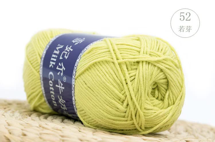LEN MILK COTTON HÃNG XUEFEIER 100GR (nhãn xanh)