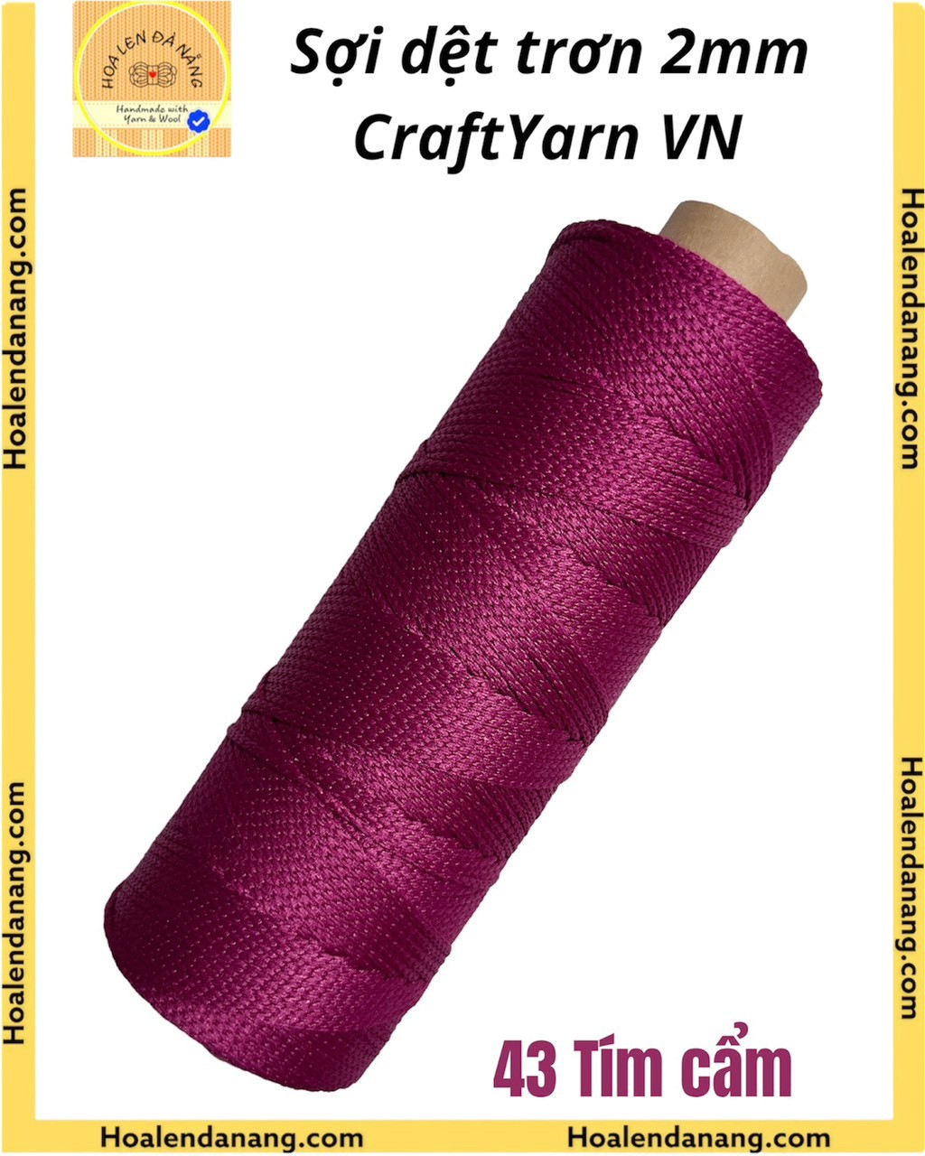 Sợi dệt trơn Craft Yarn