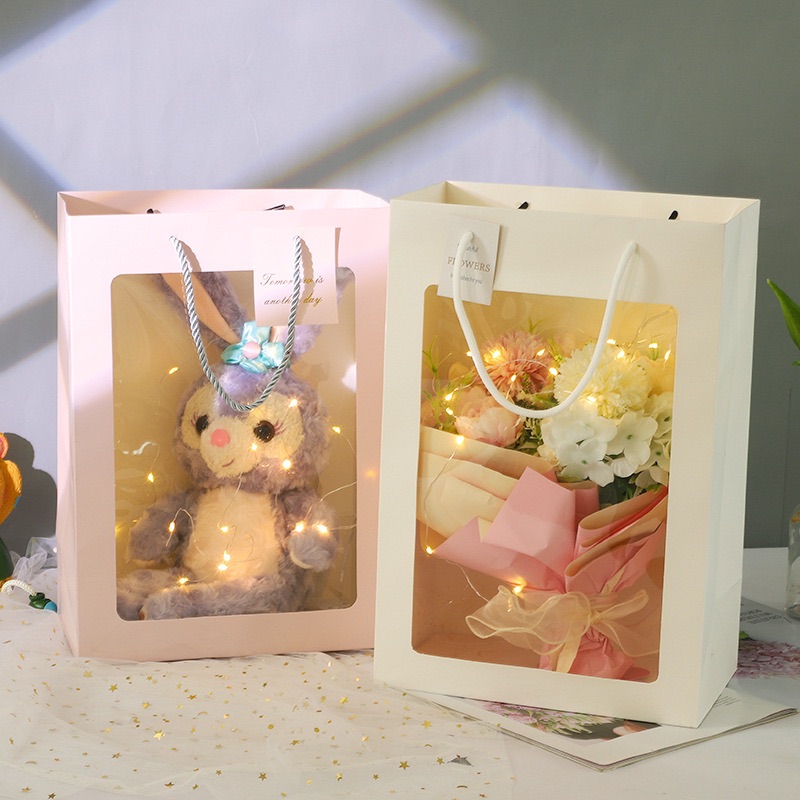 Túi giấy 1 mặt kính