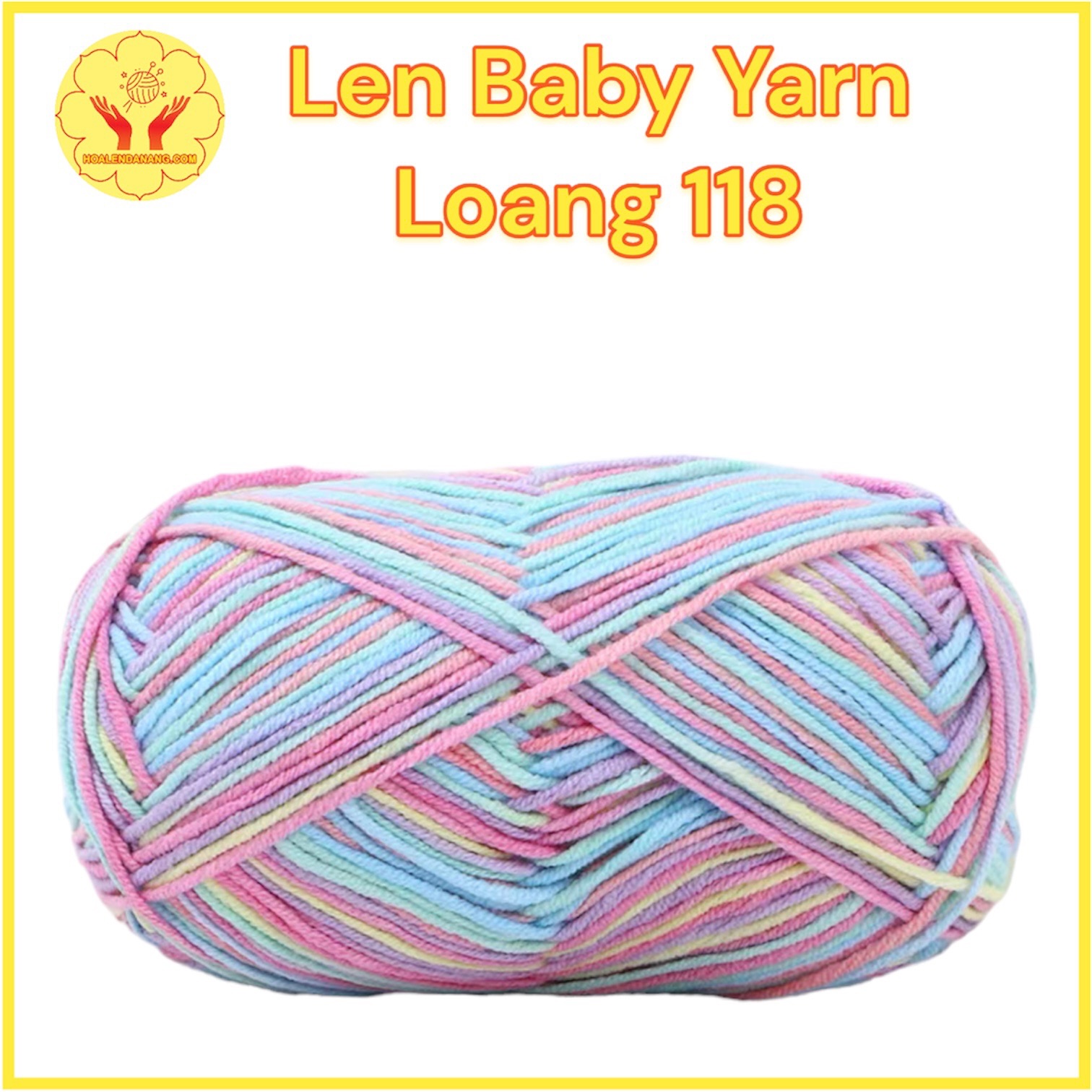 Len Baby Yarn Hàng Chính Hãng Xuefeier màu loang