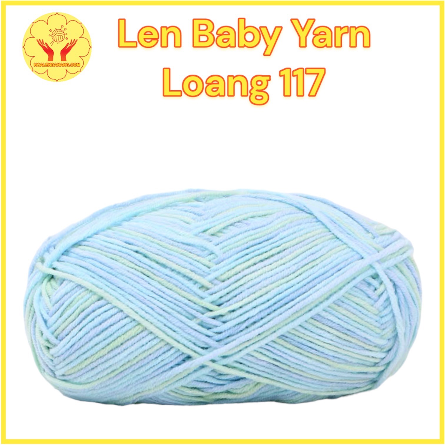 Len Baby Yarn Hàng Chính Hãng Xuefeier màu loang