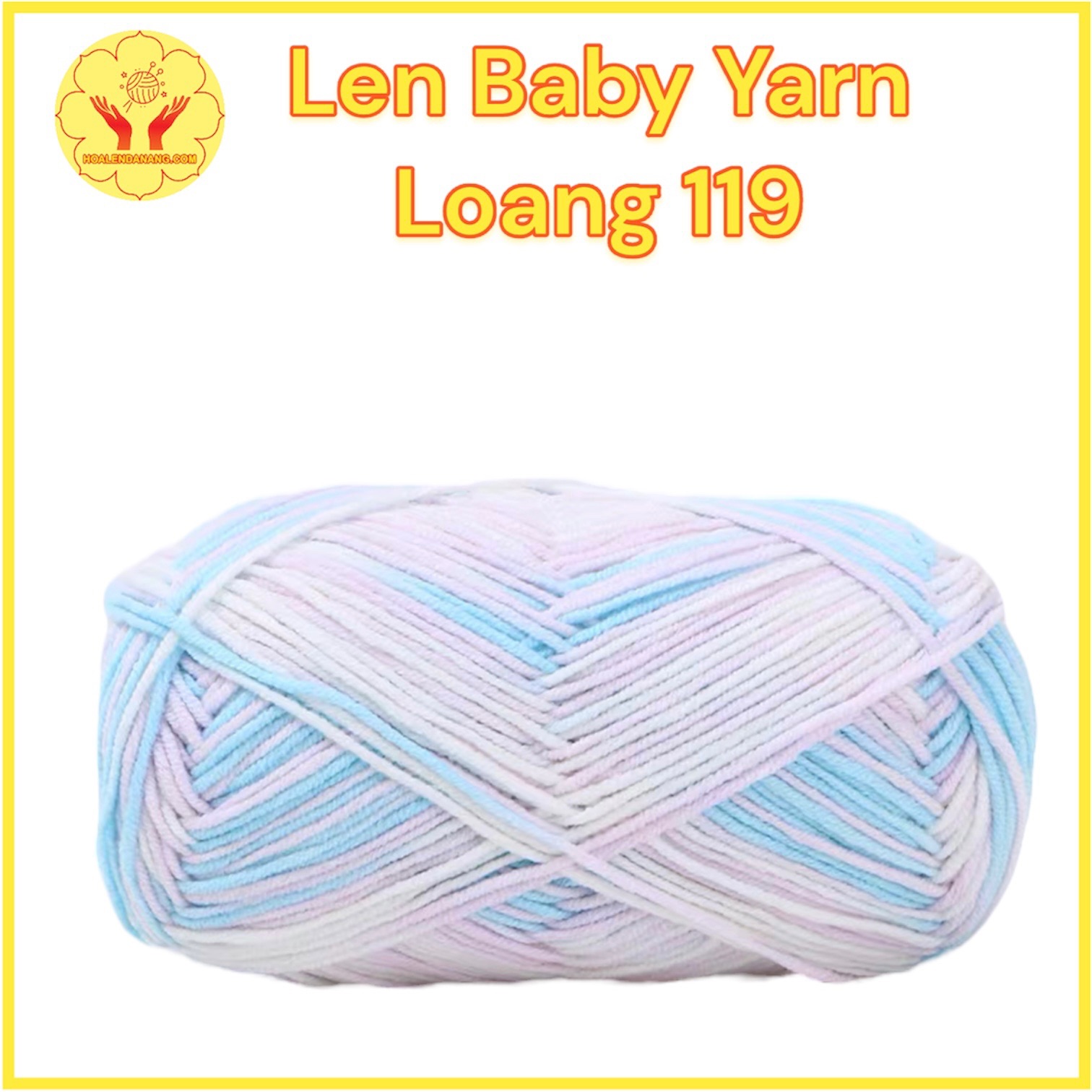 Len Baby Yarn Hàng Chính Hãng Xuefeier màu loang