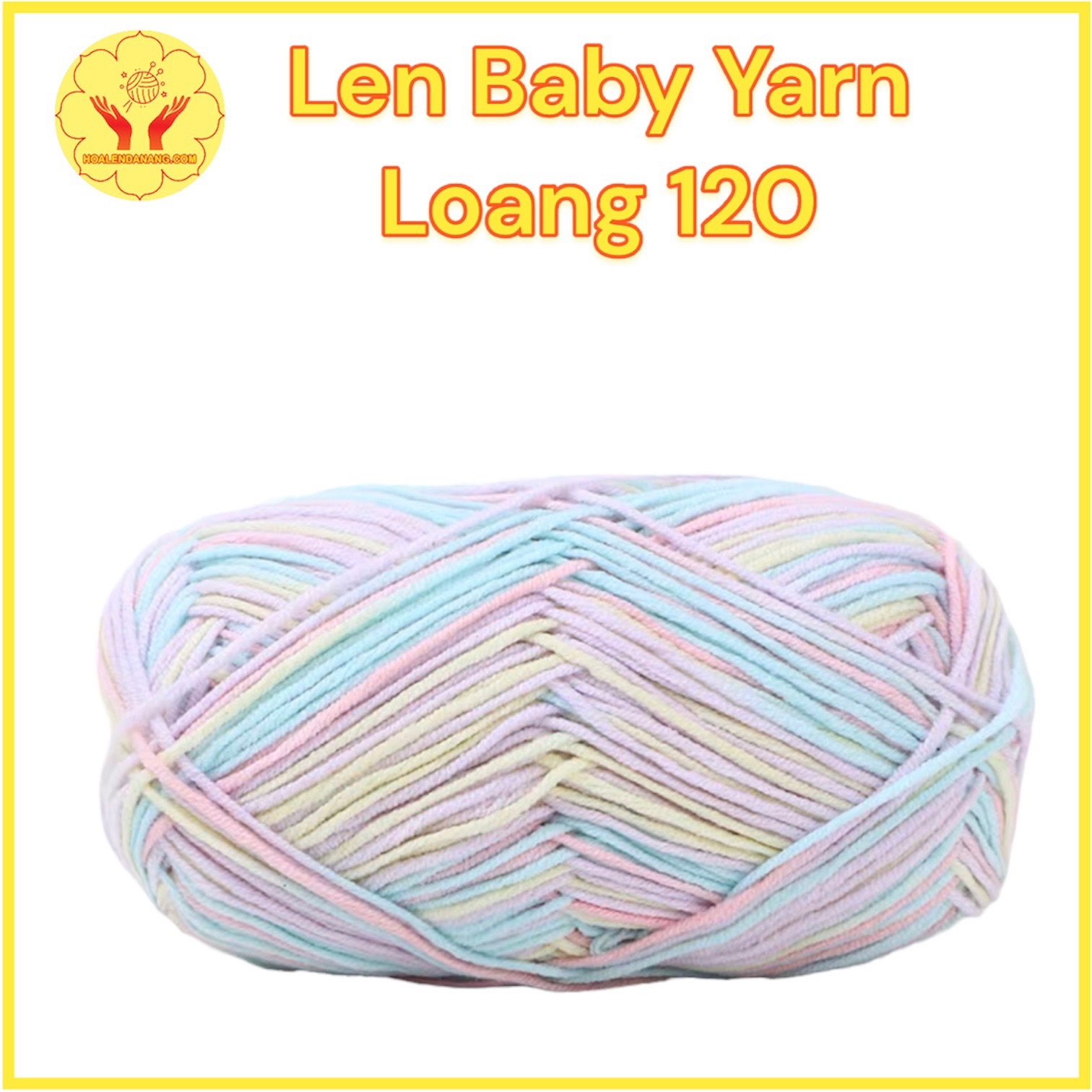 Len Baby Yarn Hàng Chính Hãng Xuefeier màu loang