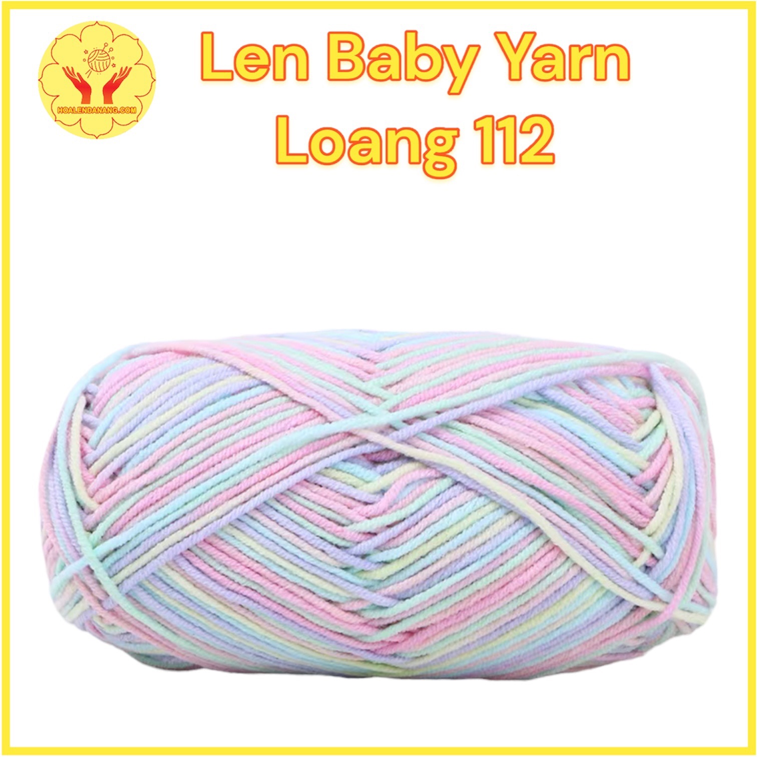 Len Baby Yarn Hàng Chính Hãng Xuefeier màu loang