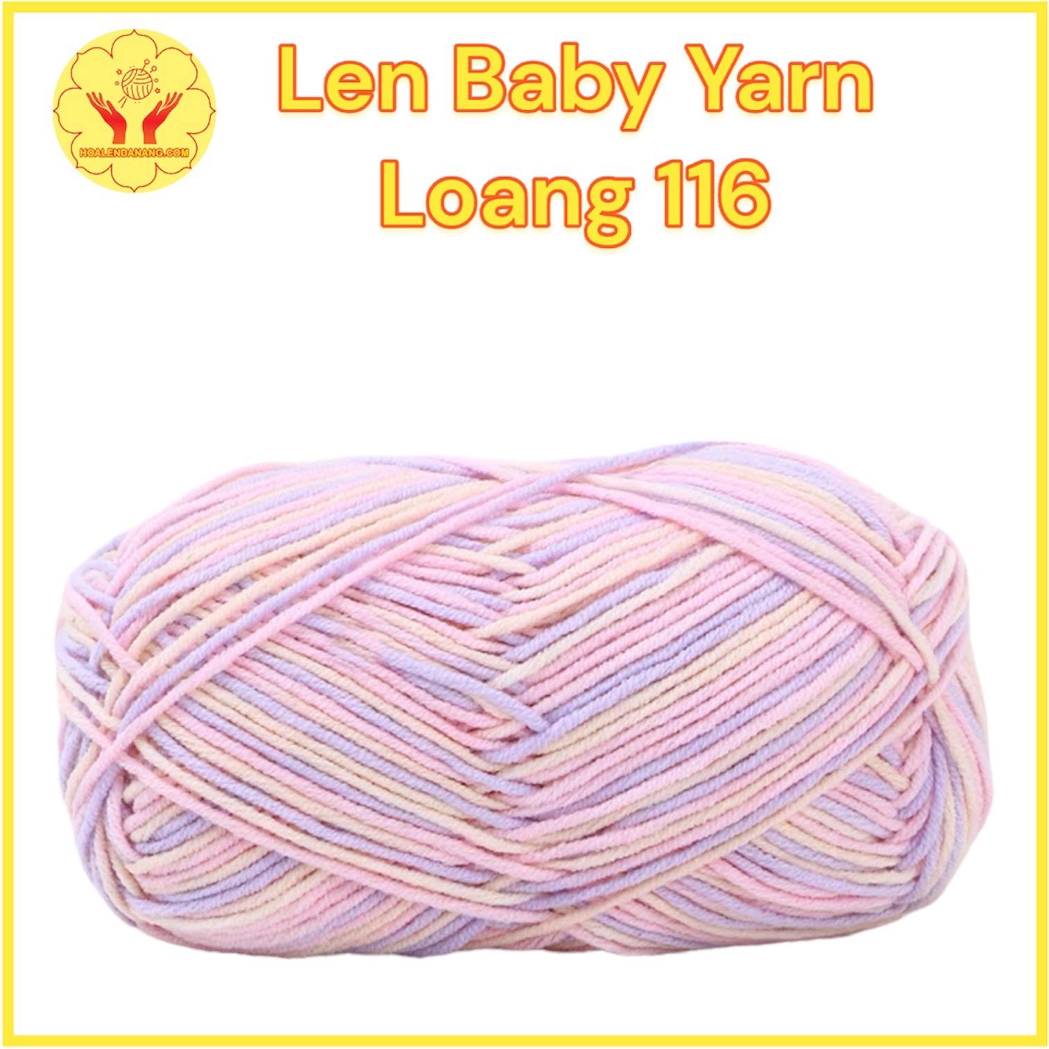 Len Baby Yarn Hàng Chính Hãng Xuefeier màu loang