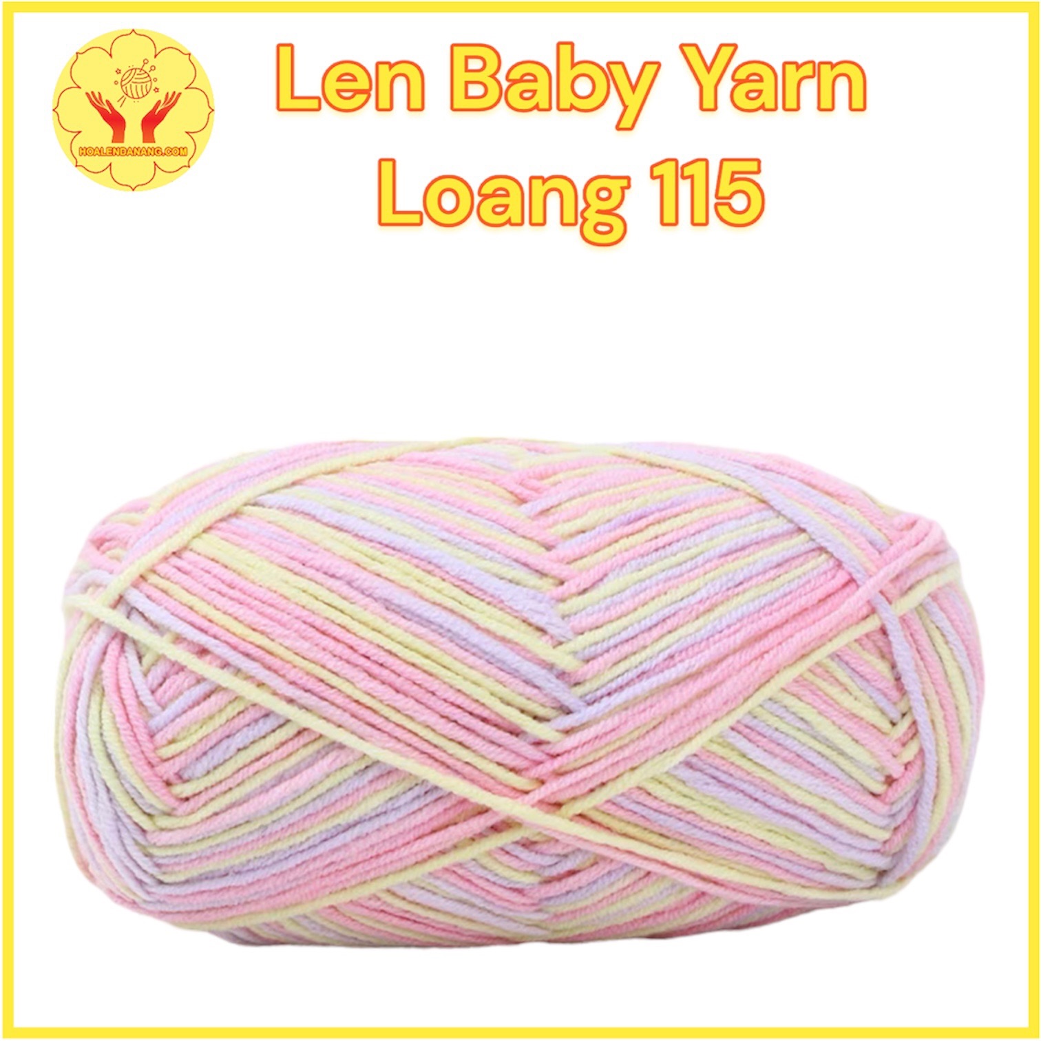 Len Baby Yarn Hàng Chính Hãng Xuefeier màu loang