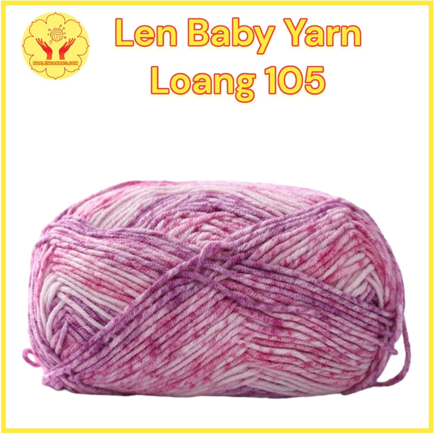 Len Baby Yarn Hàng Chính Hãng Xuefeier màu loang