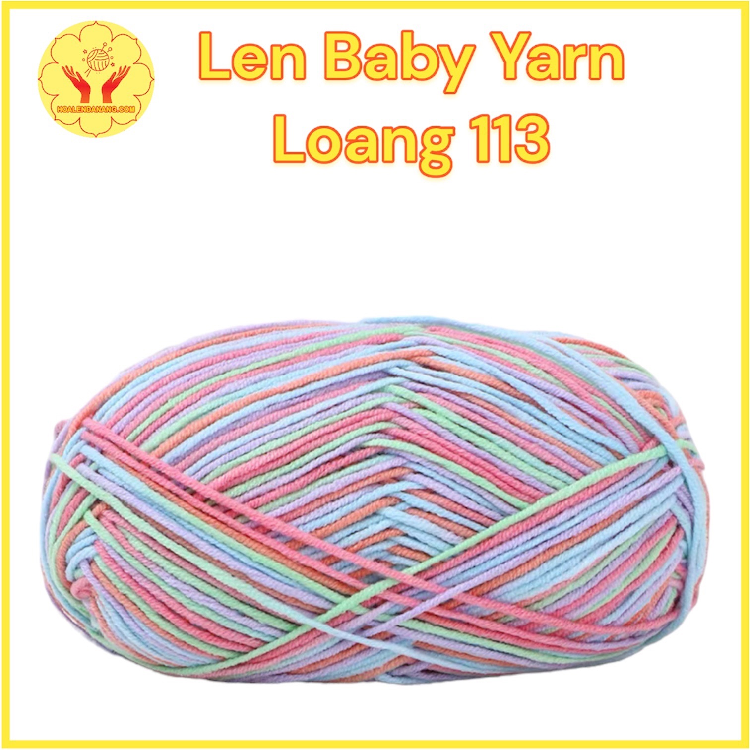 Len Baby Yarn Hàng Chính Hãng Xuefeier màu loang