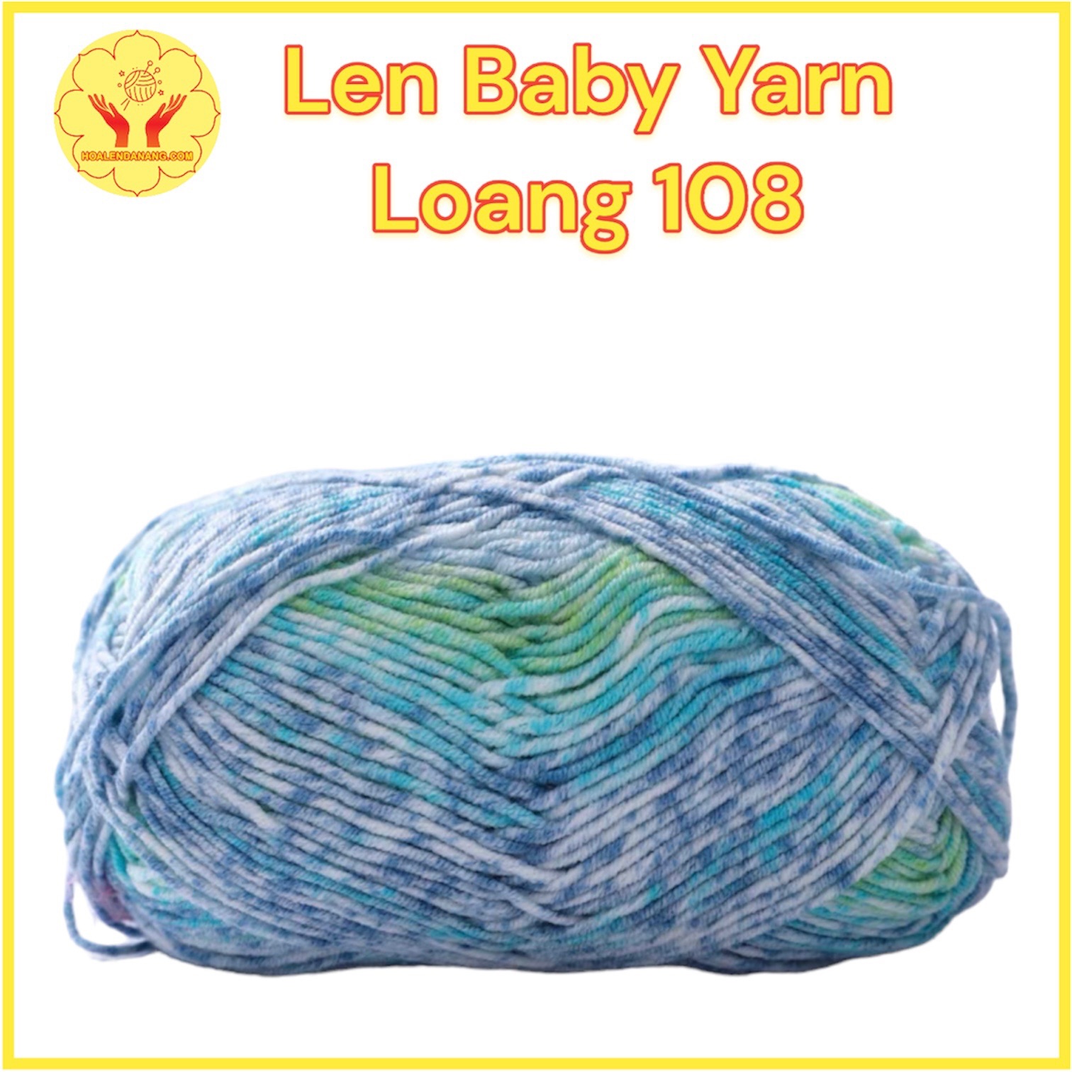 Len Baby Yarn Hàng Chính Hãng Xuefeier màu loang