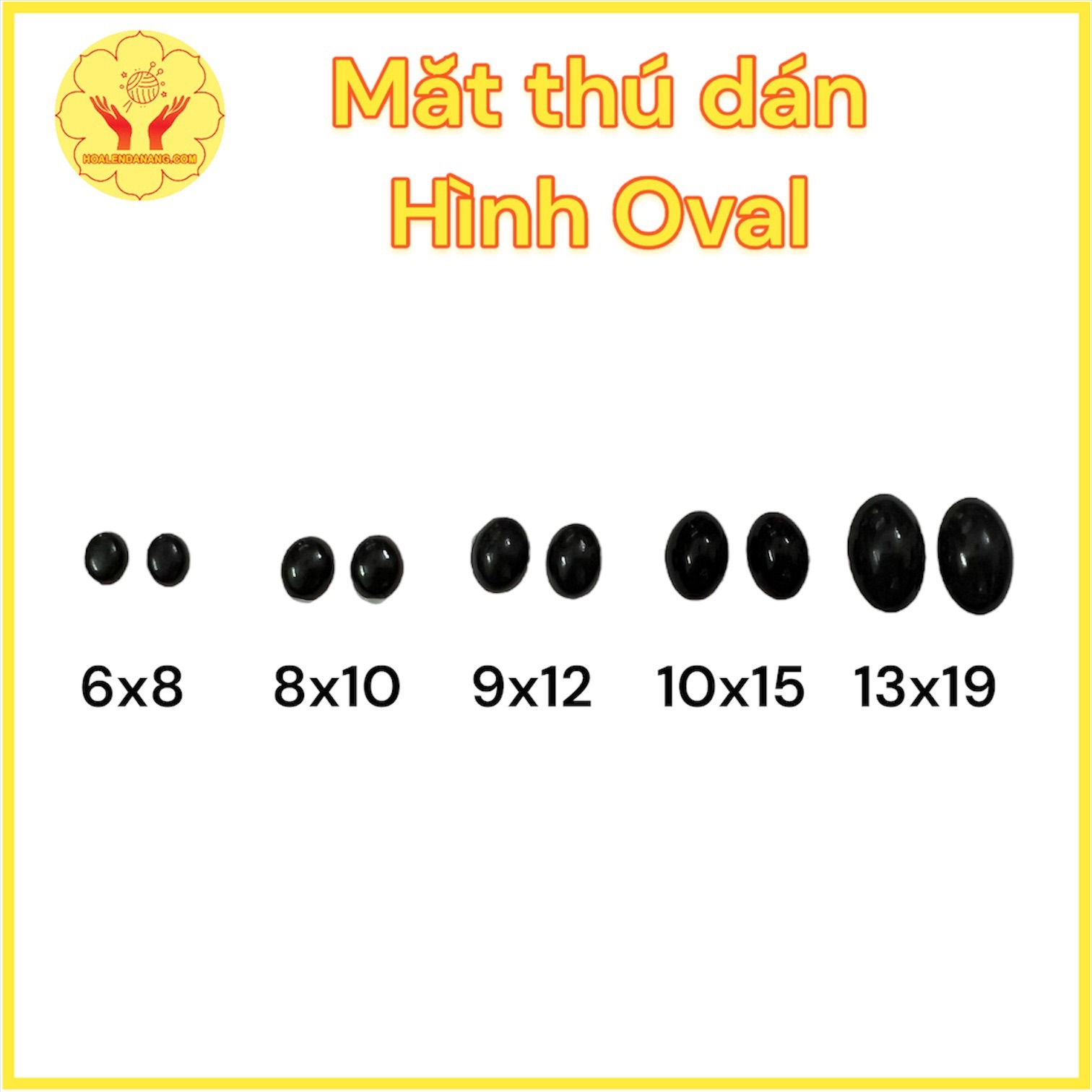 Mắt dán Oval