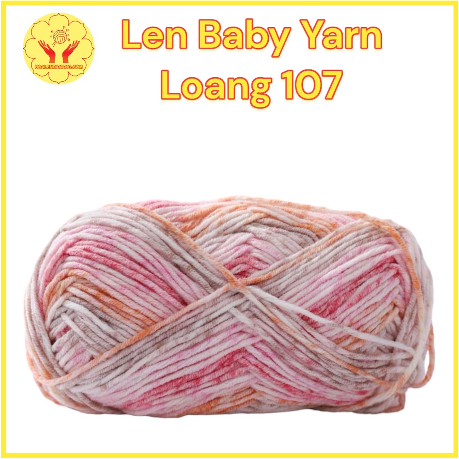 Len Baby Yarn Hàng Chính Hãng Xuefeier màu loang