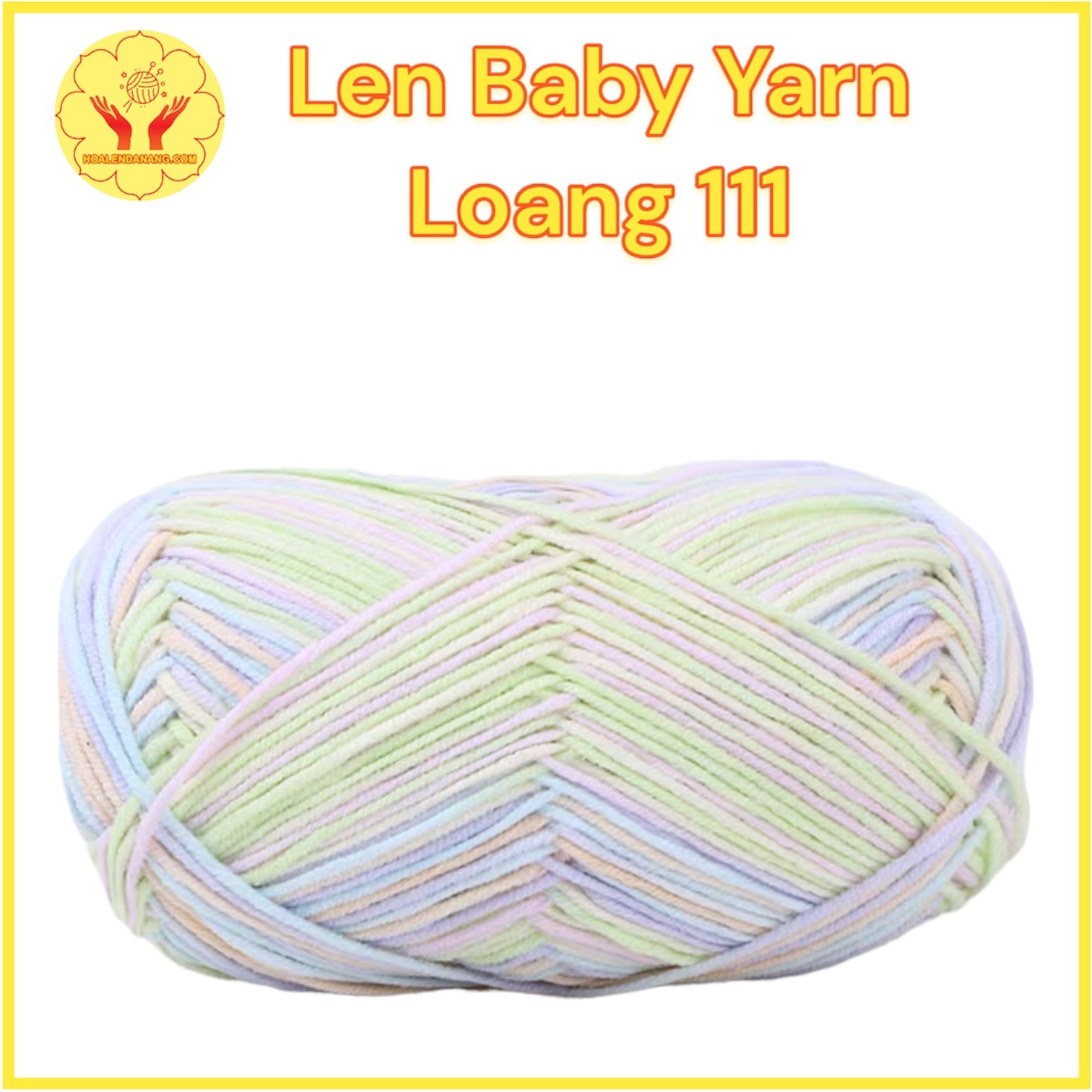 Len Baby Yarn Hàng Chính Hãng Xuefeier màu loang