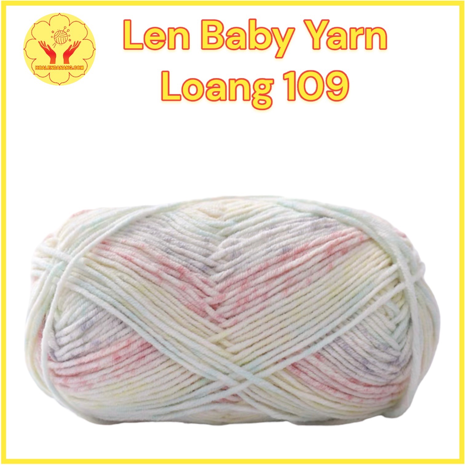 Len Baby Yarn Hàng Chính Hãng Xuefeier màu loang