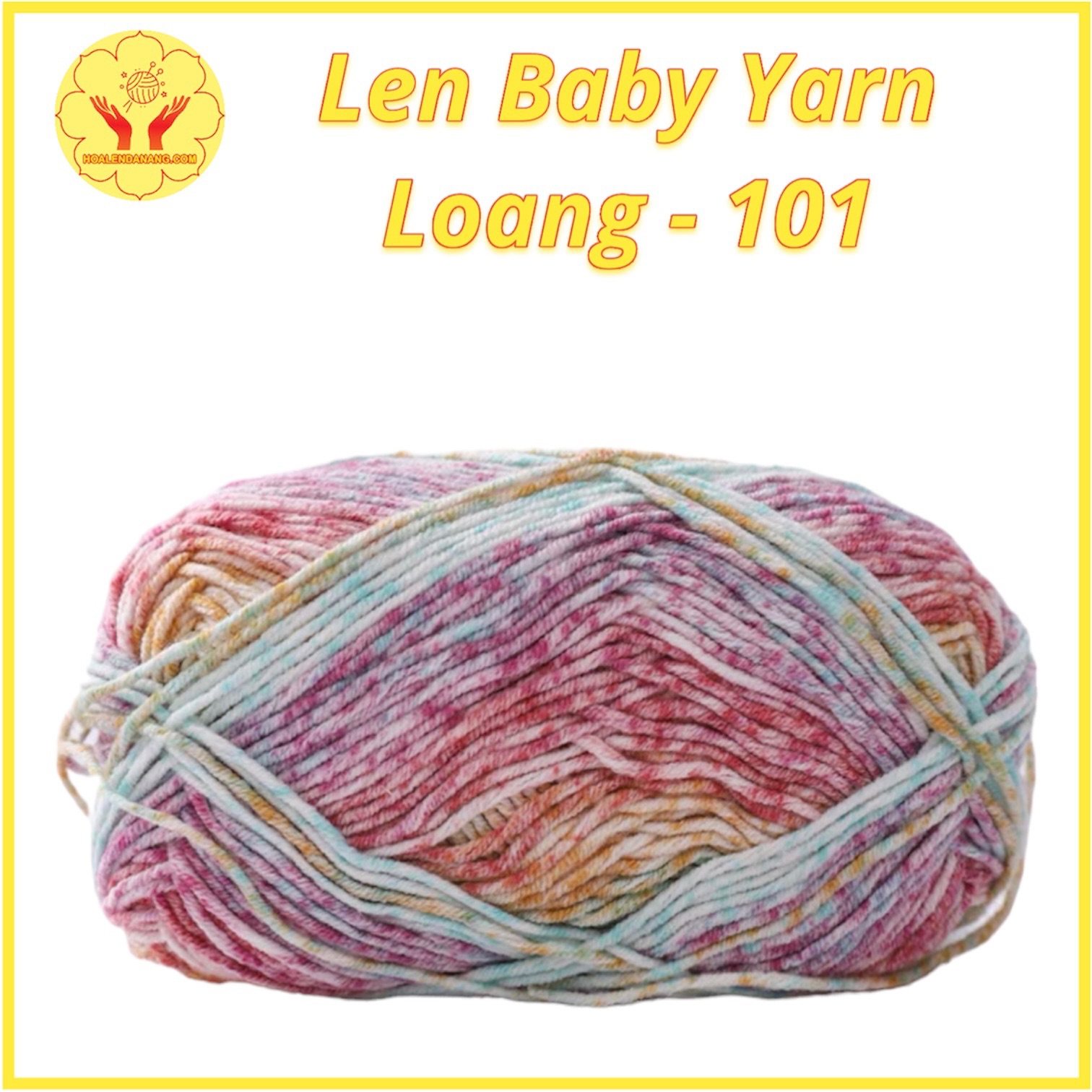 Len Baby Yarn Hàng Chính Hãng Xuefeier màu loang