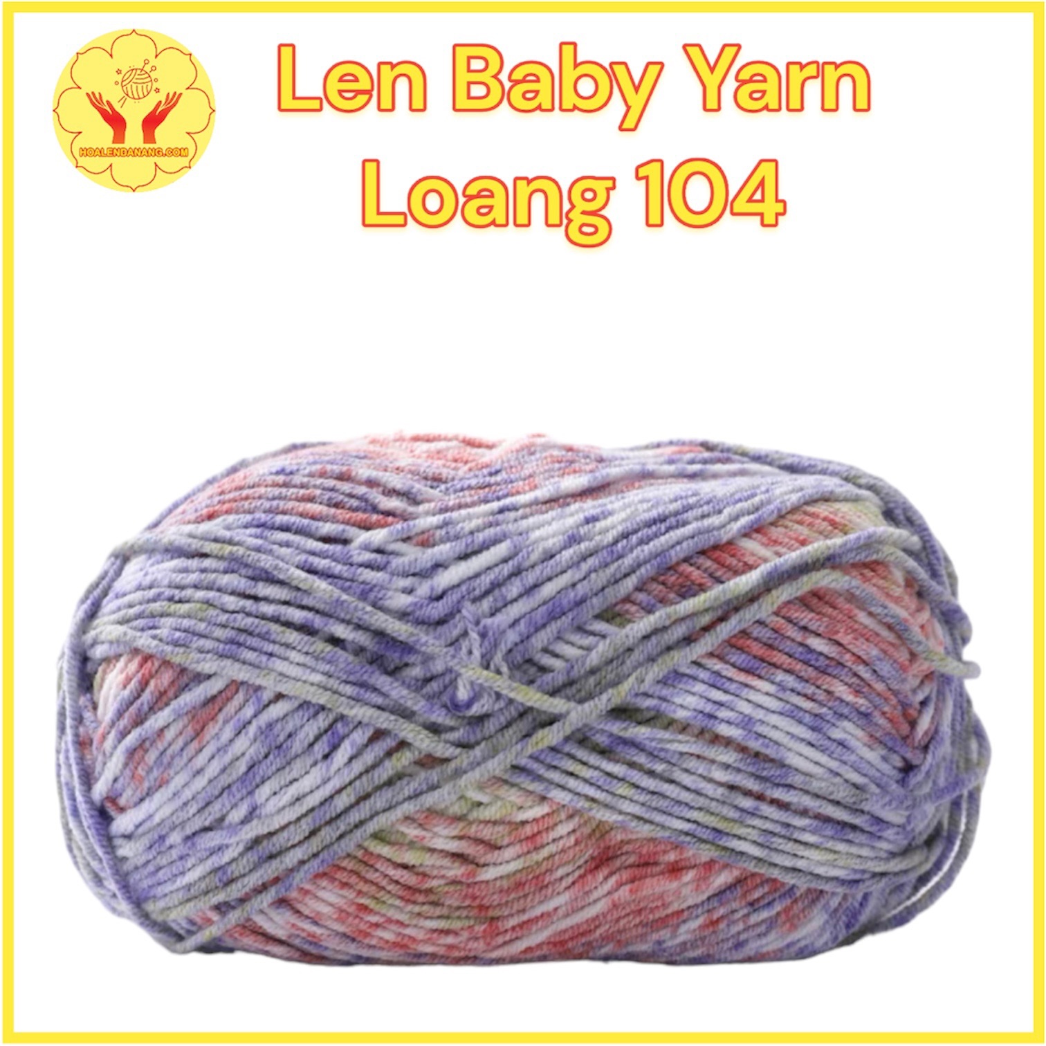 Len Baby Yarn Hàng Chính Hãng Xuefeier màu loang