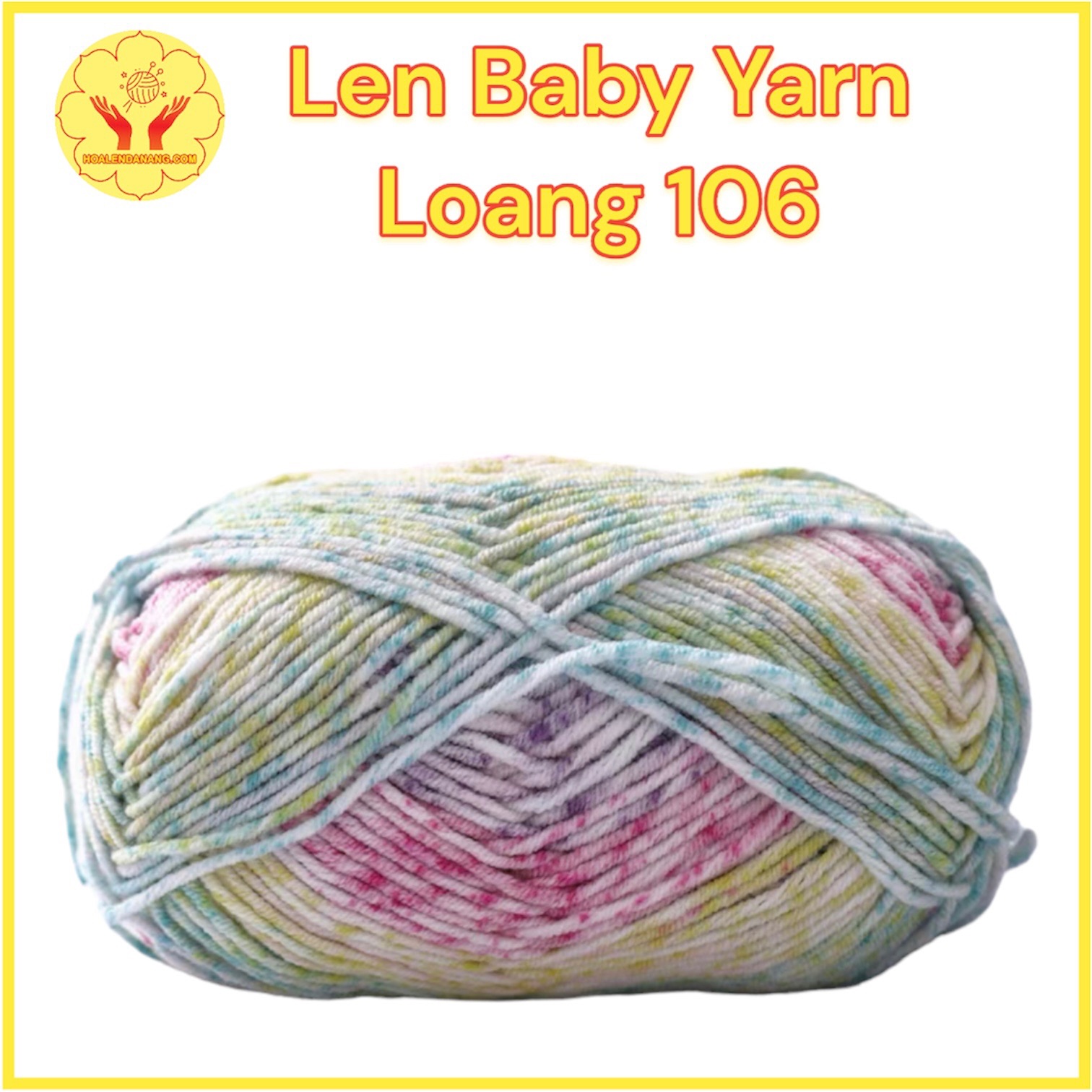 Len Baby Yarn Hàng Chính Hãng Xuefeier màu loang