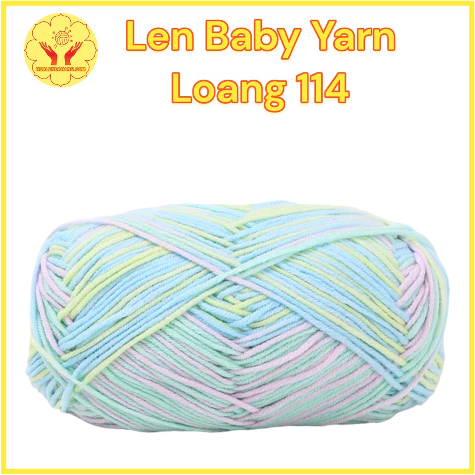 Len Baby Yarn Hàng Chính Hãng Xuefeier màu loang