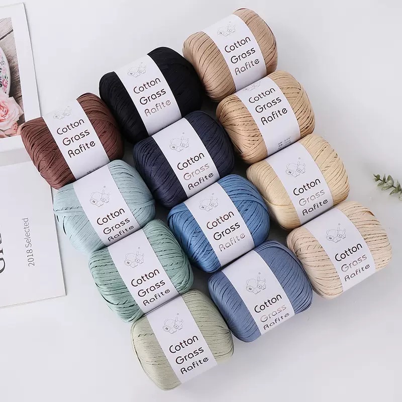 Sợi cỏ Cotton Grass Raffia