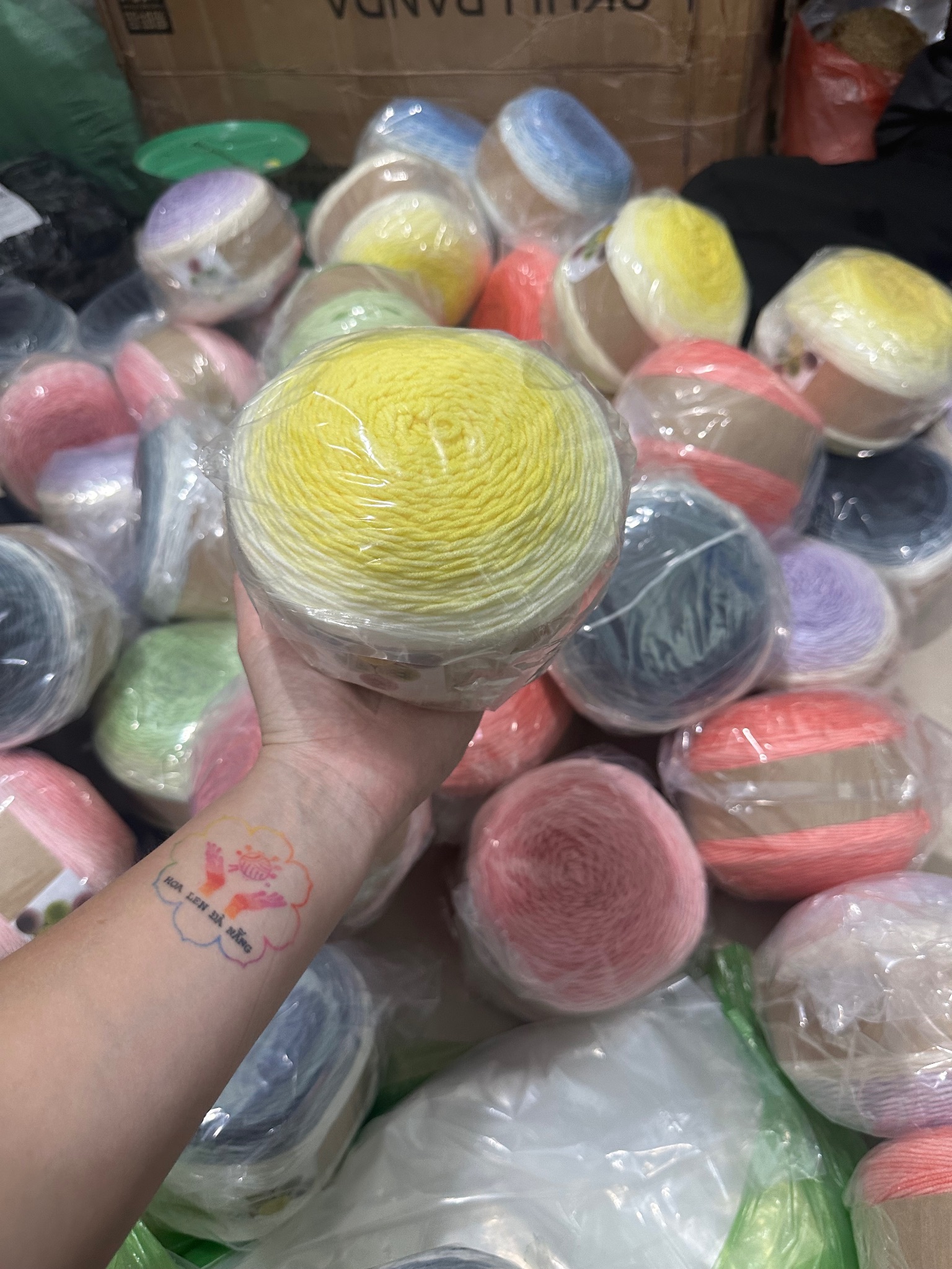 Len loang chuyển màu Gradient