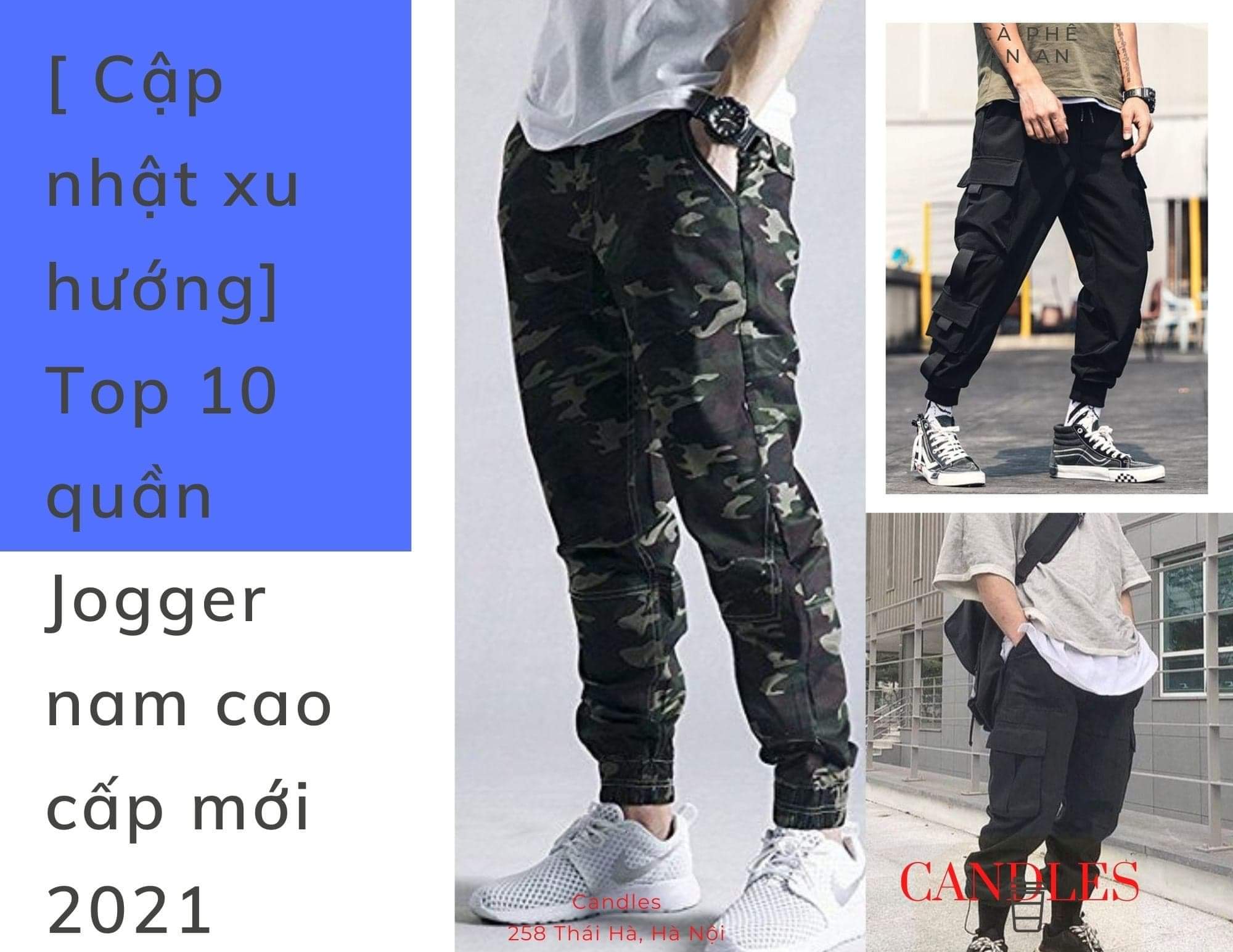 [ Cập nhật xu hướng] Top 10 quần Jogger nam cao cấp mới nhất 2021