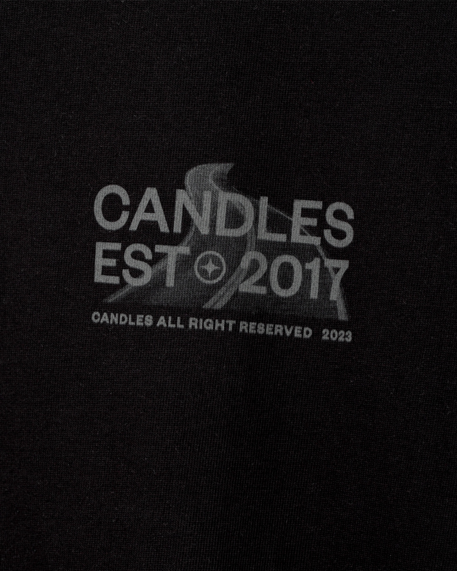 Candles BW Car Tshirt