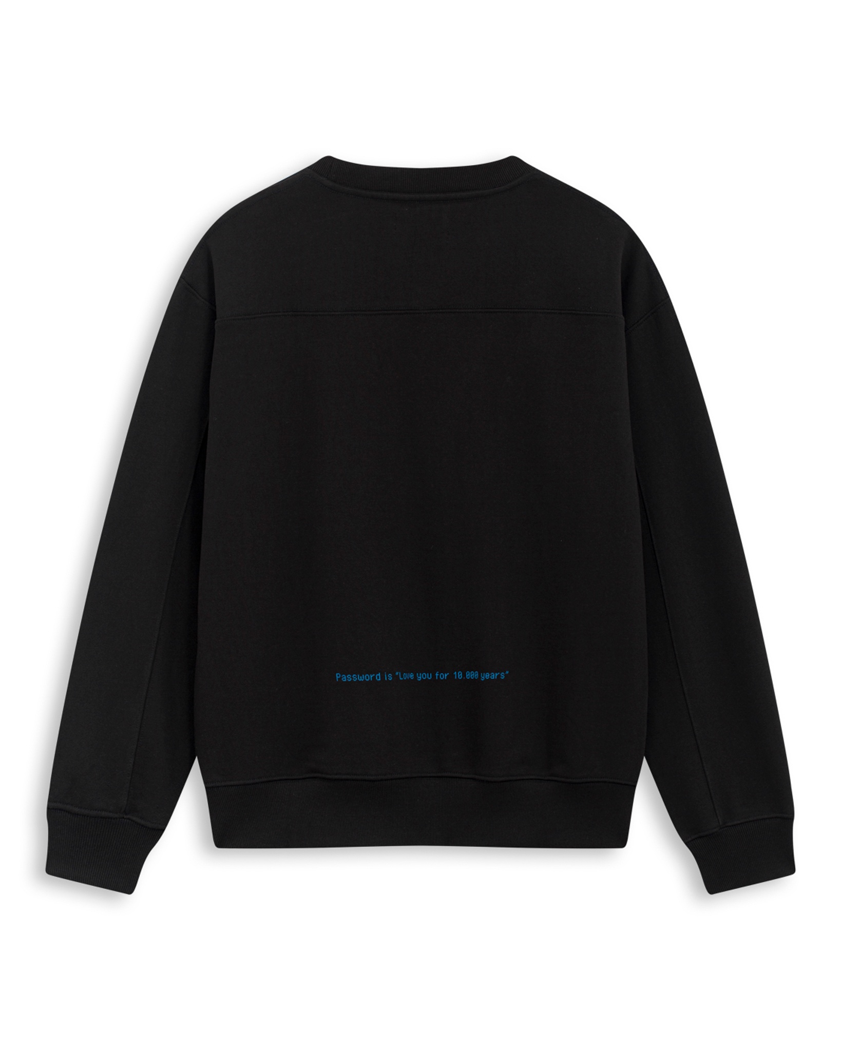 Candles Blue Velvet Sweater