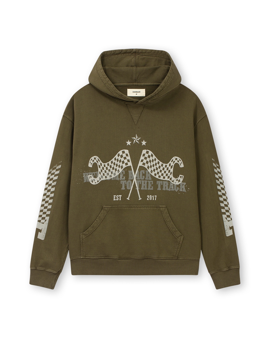 Candles Flag Hoodie