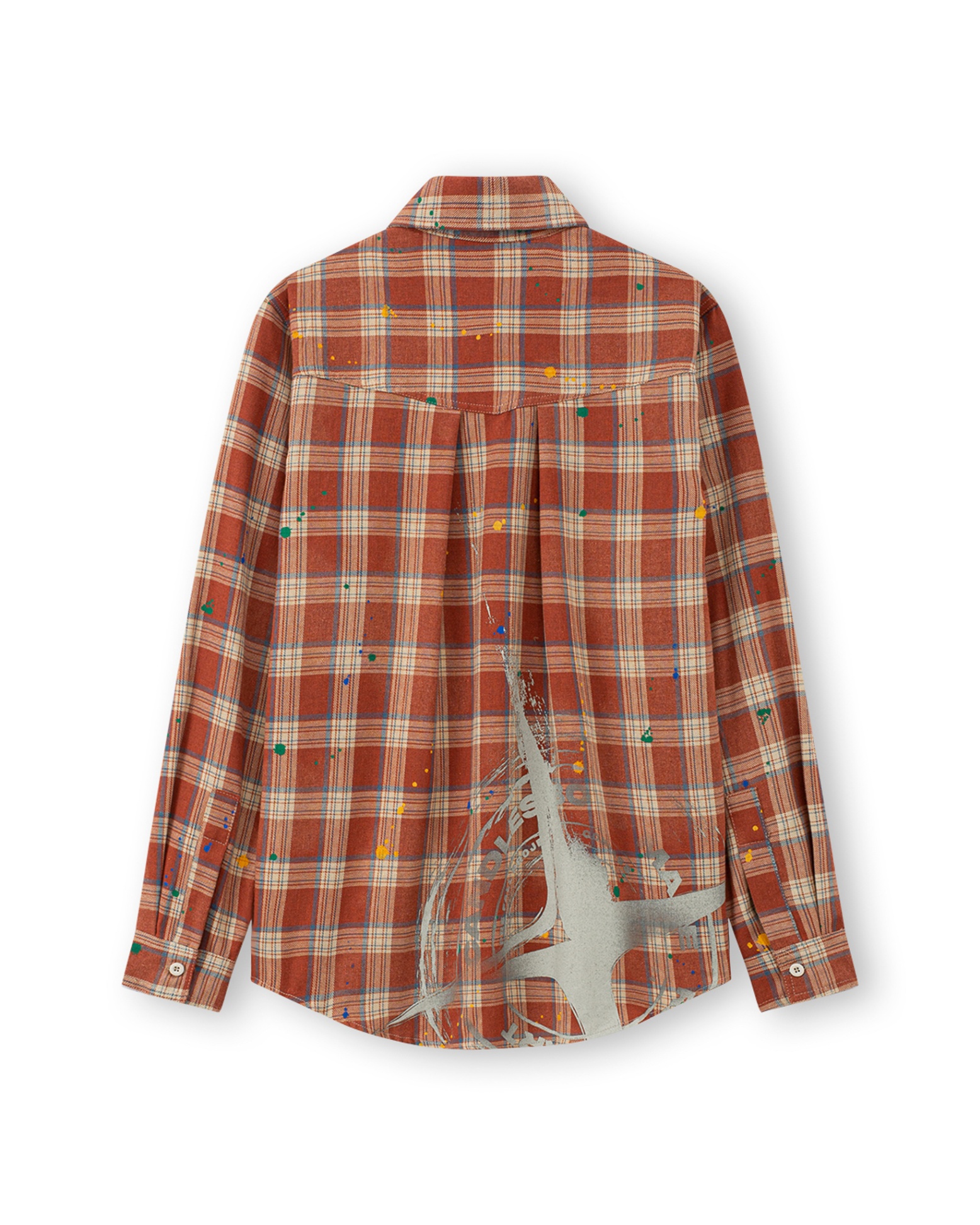 Candles Patchwork Flannel Shirt