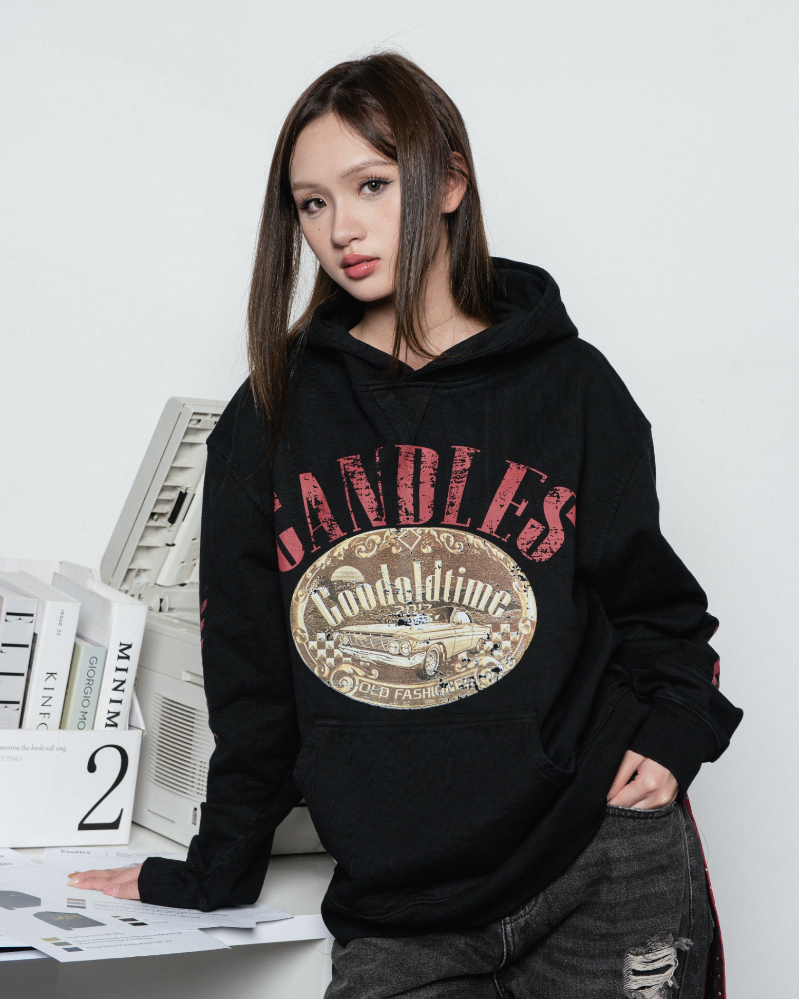 Candles Coper Hoodie