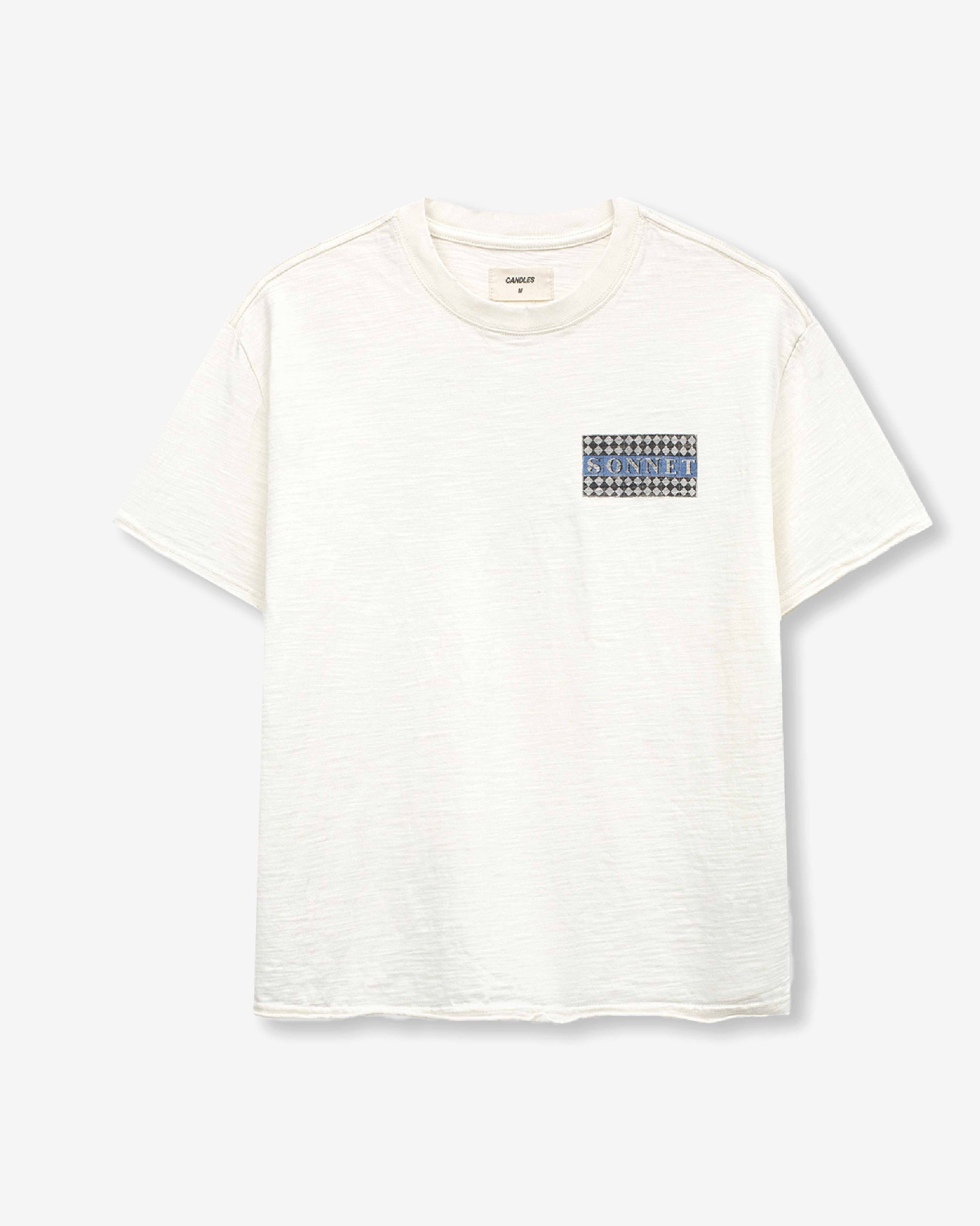 Candles Floral Logo T-shirt White