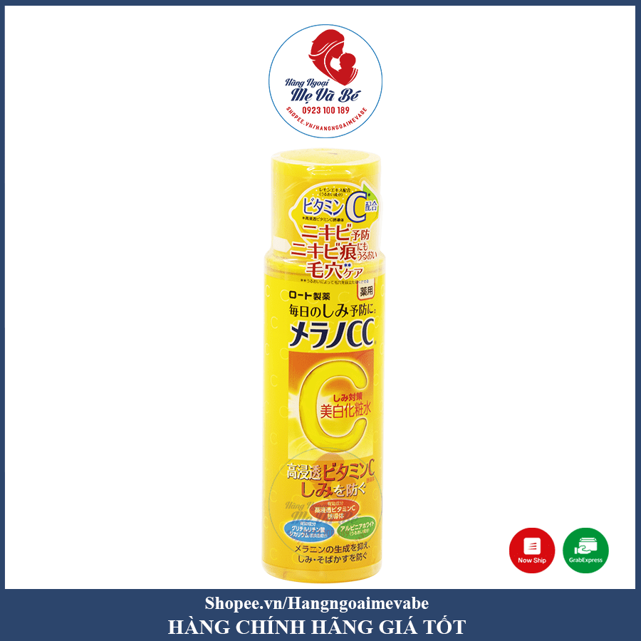 Toner/Nước hoa hồng CC MELANO 170ml (48/th)