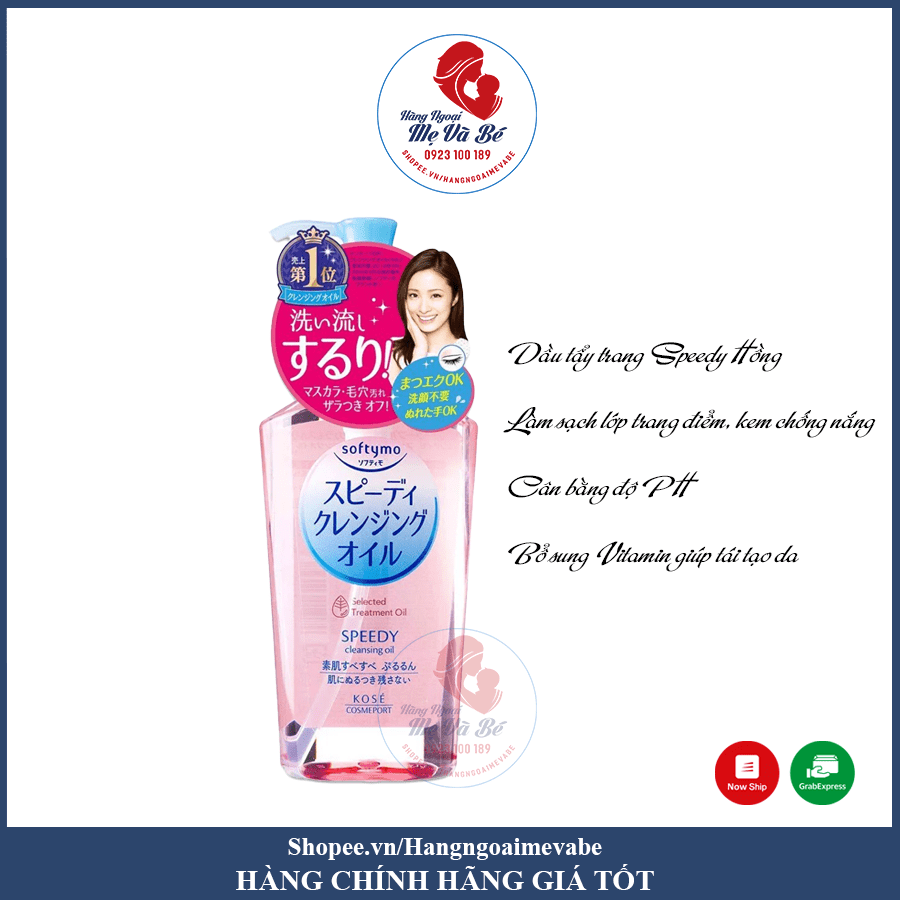 Dầu tẩy trang Kose Softymo Cleansing Oil 230ml Nhật Bản mới nhất