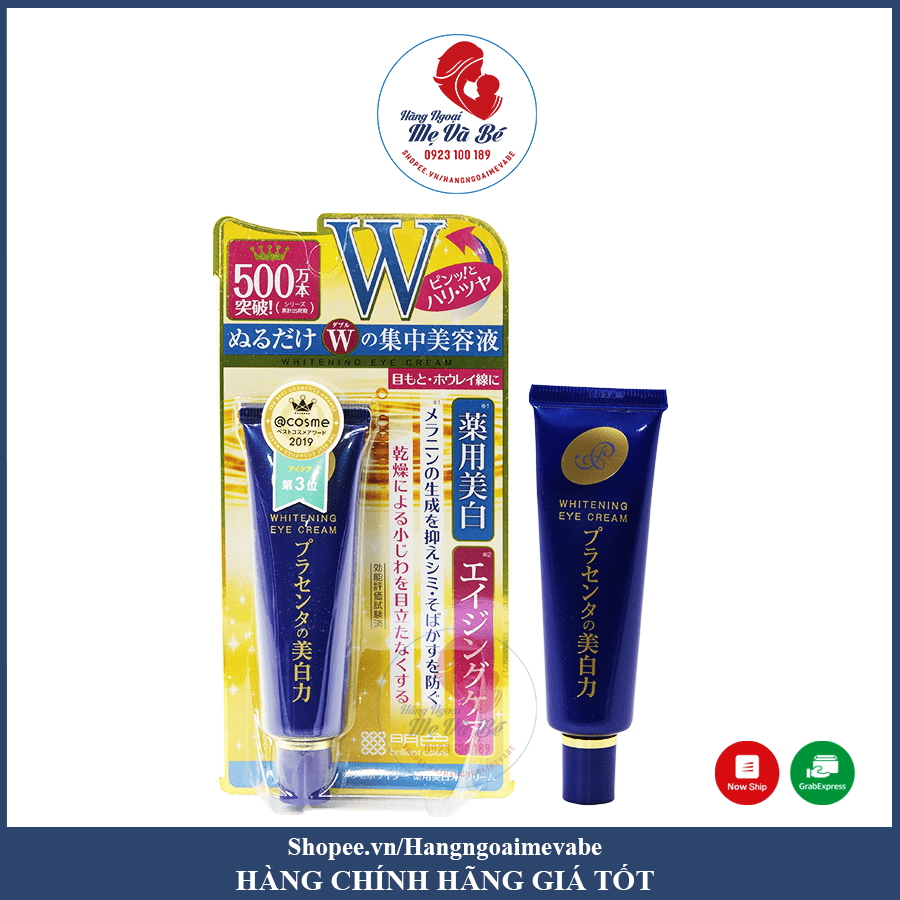 Kem Mắt Meishoku Whitening Eye Cream 30g Nhật Bản (48/th)