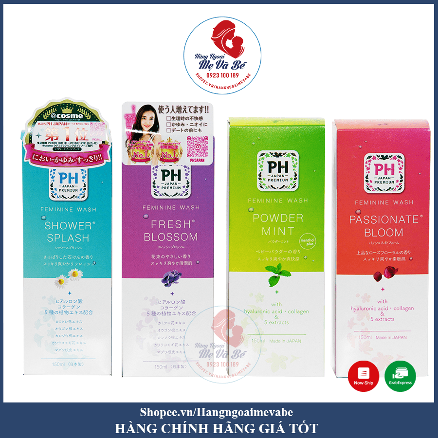 Dung dịch vệ sinh phụ nữ PH CARE Nhật Bản 150ml