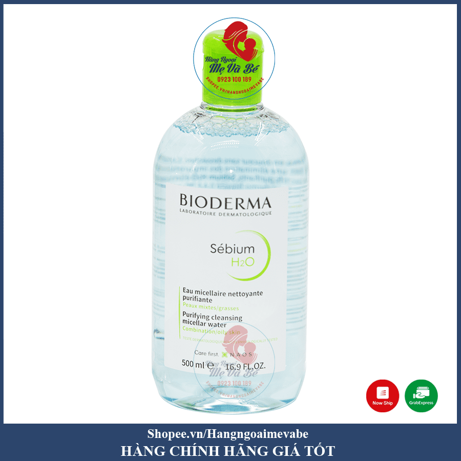 Nước Tẩy trang Bioderma Pháp 500ml (t12)