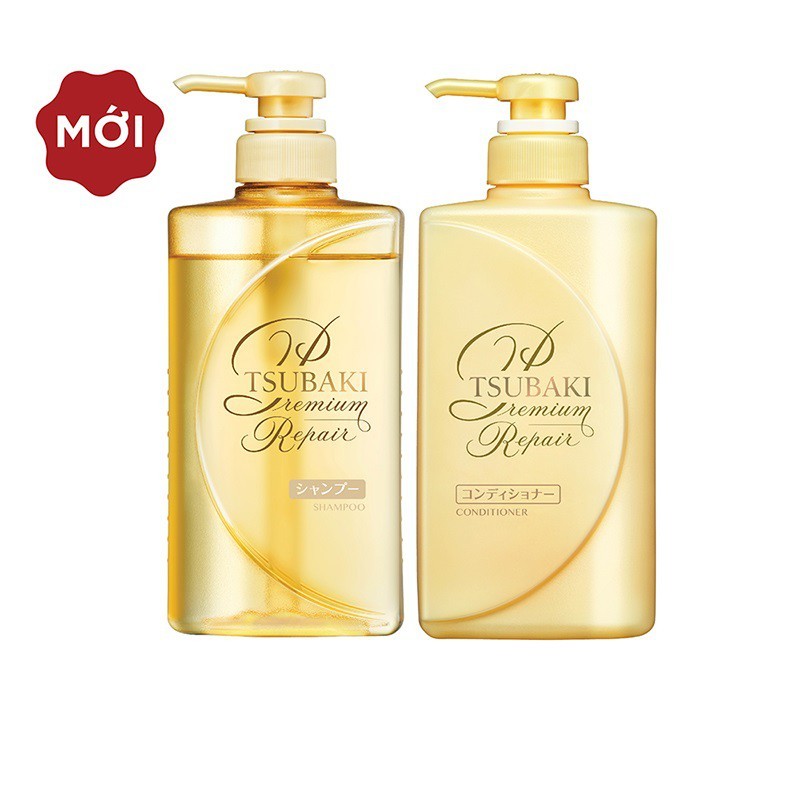 Combo Dầu Gội, Dầu Xả Tsubaki Nhật Bản (490ml/chai)